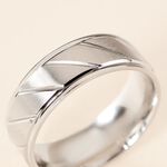 Bague Tyko Acier Gris - Bijoux fantaisie Homme | Marc Orian