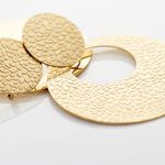 Boucles D'oreilles Pendantes Roslin Acier Dor&eacute; - Pendantes Femme | Marc Orian