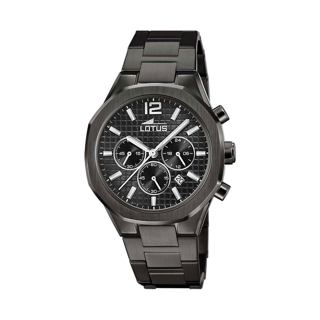 Montre Lotus Excellent Noir - Montres étanches Homme | Marc Orian