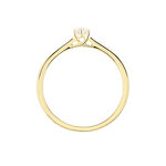 Bague Solitaire Athena Or Jaune Diamant - Parures de mariage Femme | Marc Orian