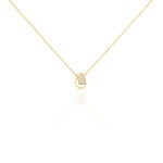 Collier Mahalya Plaqu&eacute; Or Jaune Oxyde De Zirconium - Colliers avec pierres Femme | Marc Orian