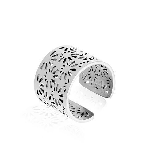 Bague Lace Acier Blanc - Bague fantaisie Femme | Marc Orian