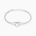 Bracelet Claramay Argent Blanc - Bracelets chaînes Femme | Marc Orian