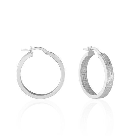 Créoles Ugenie Or Blanc - Créoles Femme | Marc Orian