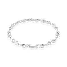 Bracelet Coline Argent Blanc Oxyde De Zirconium - Bracelets chaînes Femme | Marc Orian