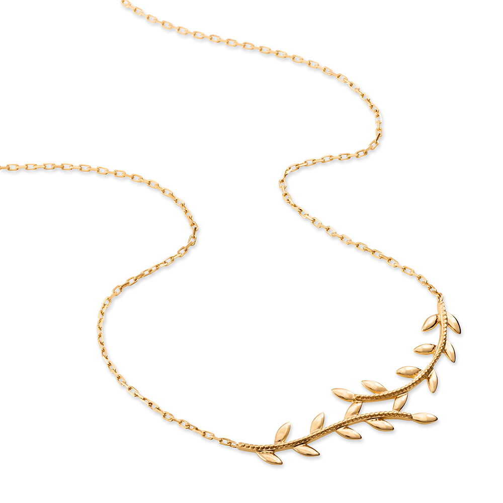 Collier Folia Plaqué Or Jaune - Sélection Bohème Femme | Marc Orian