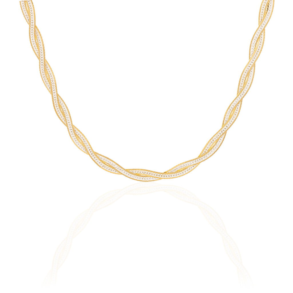 Collier Anaiz Argent Bicolore - Chaines Femme | Marc Orian