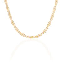 Collier Anaiz Argent Bicolore