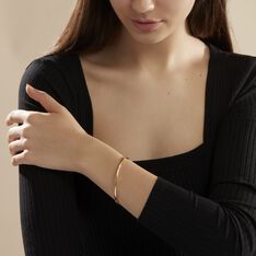 Bracelet Jonc Cynthia Fil Rond Lisse Or Jaune - Bracelets jonc Famille | Marc Orian