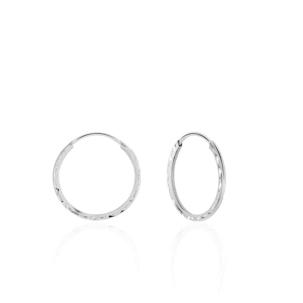 Créoles Valerina Or Blanc - Créoles Femme | Marc Orian