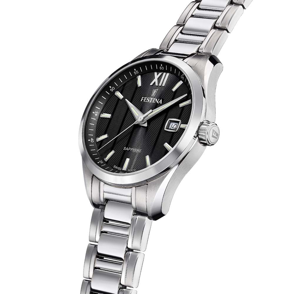 Montre Festina Swiss Made 37,5 Noir - Montres classiques Homme | Marc Orian