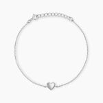 Bracelet Elodia Argent Blanc - Bracelets fantaisie Femme | Marc Orian