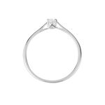 Bague Solitaire Or Blanc Solenia Diamant - Parures de mariage Femme | Marc Orian