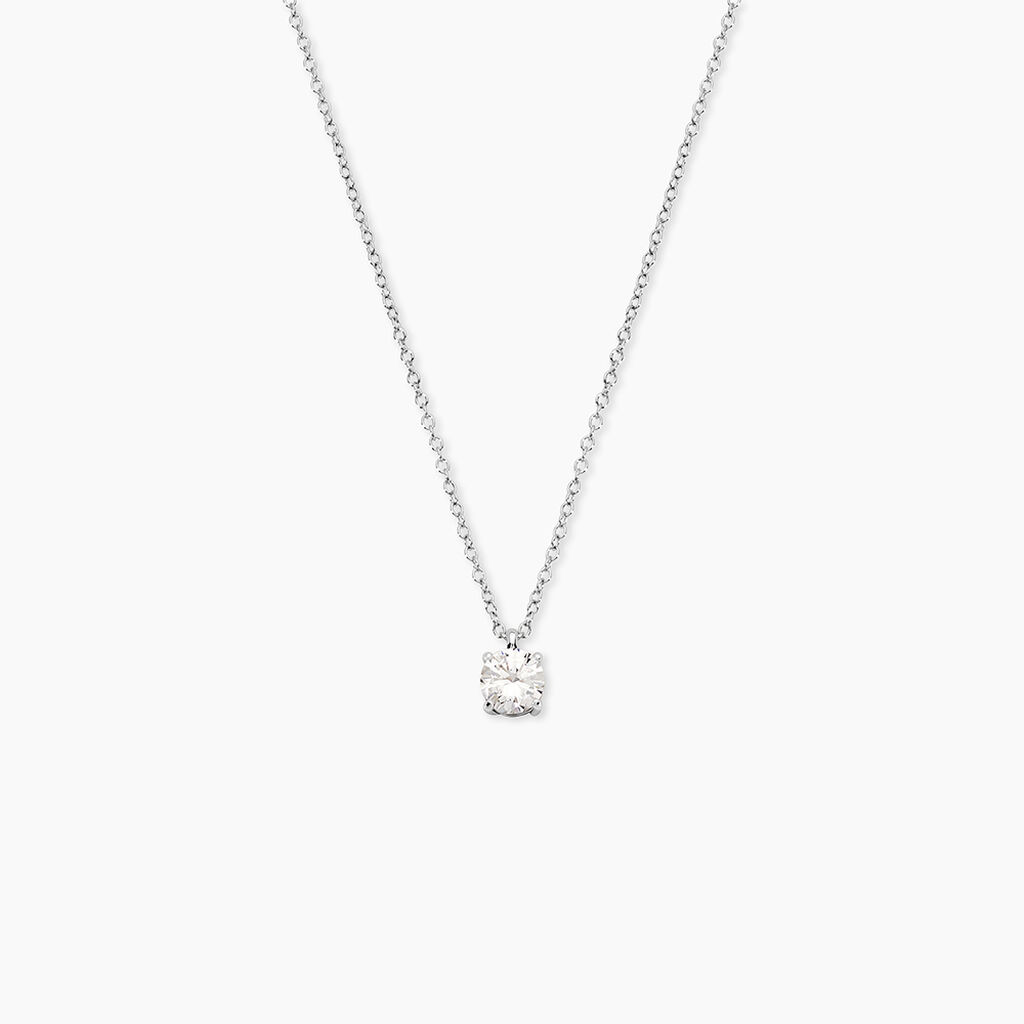 Collier Solitaire Argent Lylwenn - Colliers solitaires Femme | Marc Orian