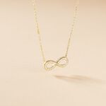 Collier Merane Plaqu&eacute; Or Jaune Oxyde De Zirconium - Colliers avec pierres Femme | Marc Orian