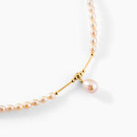 Collier Stella-Rose Or Jaune Perle De Culture - Colliers avec pierres Femme | Marc Orian