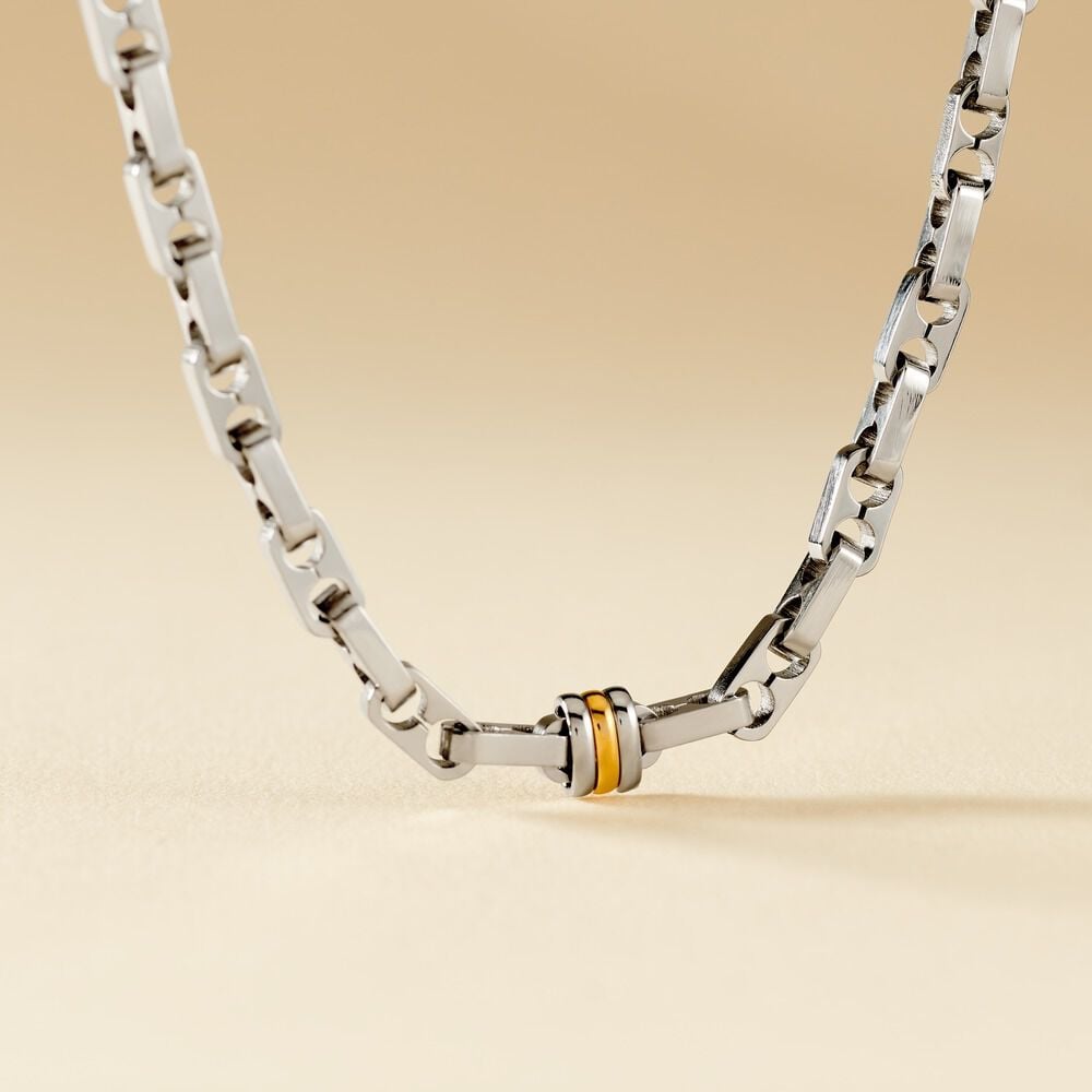 Collier Leandreae Or Acier Bicolore - Colliers Homme | Marc Orian