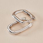 Cr&eacute;oles Carlyn Argent Blanc - Cr&eacute;oles Femme | Marc Orian