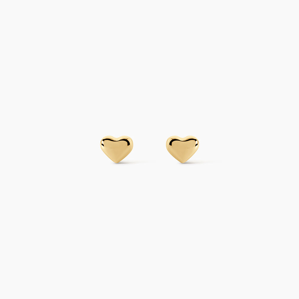 Boucles D'Oreilles Puces Phebe Argent Dor&eacute; A L'Or 750/1000 - Puces Femme | Marc Orian