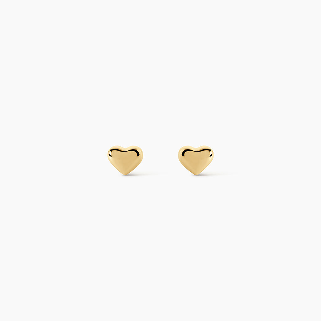 Boucles D'Oreilles Puces Phebe Argent Dor&eacute; A L'Or 750/1000 - Puces Femme | Marc Orian