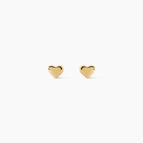 Boucles D'Oreilles Puces Phebe Argent Dor&eacute; A L'Or 750/1000 - Puces Femme | Marc Orian