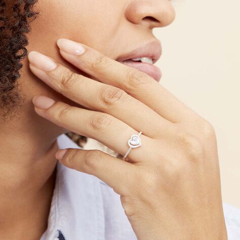 Bague Lienor Or Blanc Oxyde - Bagues Solitaire Femme | Marc Orian