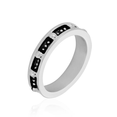 Bague Acier Blanc Ghislain - Bijoux fantaisie Homme | Marc Orian