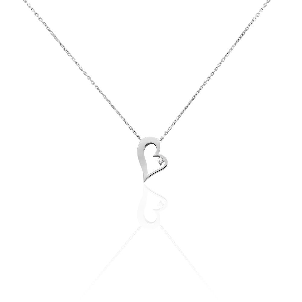 Collier Brunehaut Argent Blanc Oxyde De Zirconium - Colliers avec pierres Femme | Marc Orian