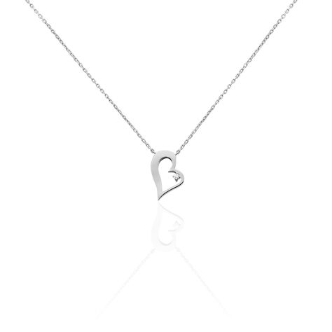 Collier Brunehaut Argent Blanc Oxyde De Zirconium - Colliers avec pierres Femme | Marc Orian