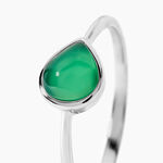 Bague Tao Argent Blanc Onyx - Bijoux fantaisie Femme | Marc Orian