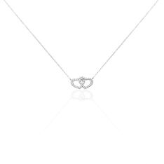 Collier Or Blanc Raoula Oxydes De Zirconium - Colliers Femme | Marc Orian