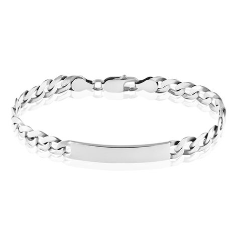 Bracelet Identité Casper Argent Gris - Gourmettes Homme | Marc Orian