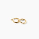 Cr&eacute;oles Cayla Argent Dor&eacute; A L'Or 750/1000 - Cr&eacute;oles Femme | Marc Orian