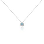 Collier Aurel Argent Blanc Turquoise Oxyde De Zirconium - Colliers avec pierres Femme | Marc Orian
