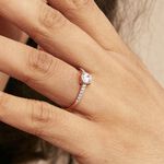 Bague Solitaire Manon Or Rose Oxyde De Zirconium - Solitaires Femme | Marc Orian