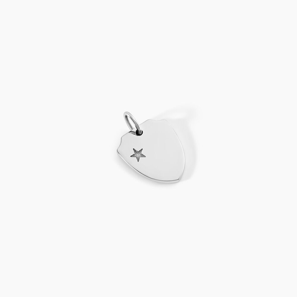 Pendentif Eulalio Argent Blanc - Bijoux fantaisie Homme | Marc Orian