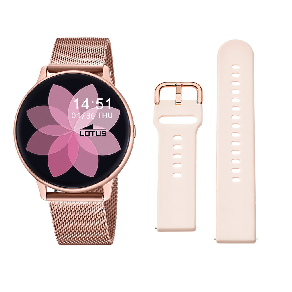 Coffret De Montre Lotus Connect&eacute;e Smartwach Noir - Montres connect&eacute;es Femme | Marc Orian