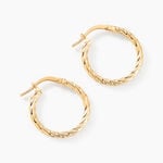 Cr&eacute;oles Bartimee Or Jaune - Cr&eacute;oles Femme | Marc Orian