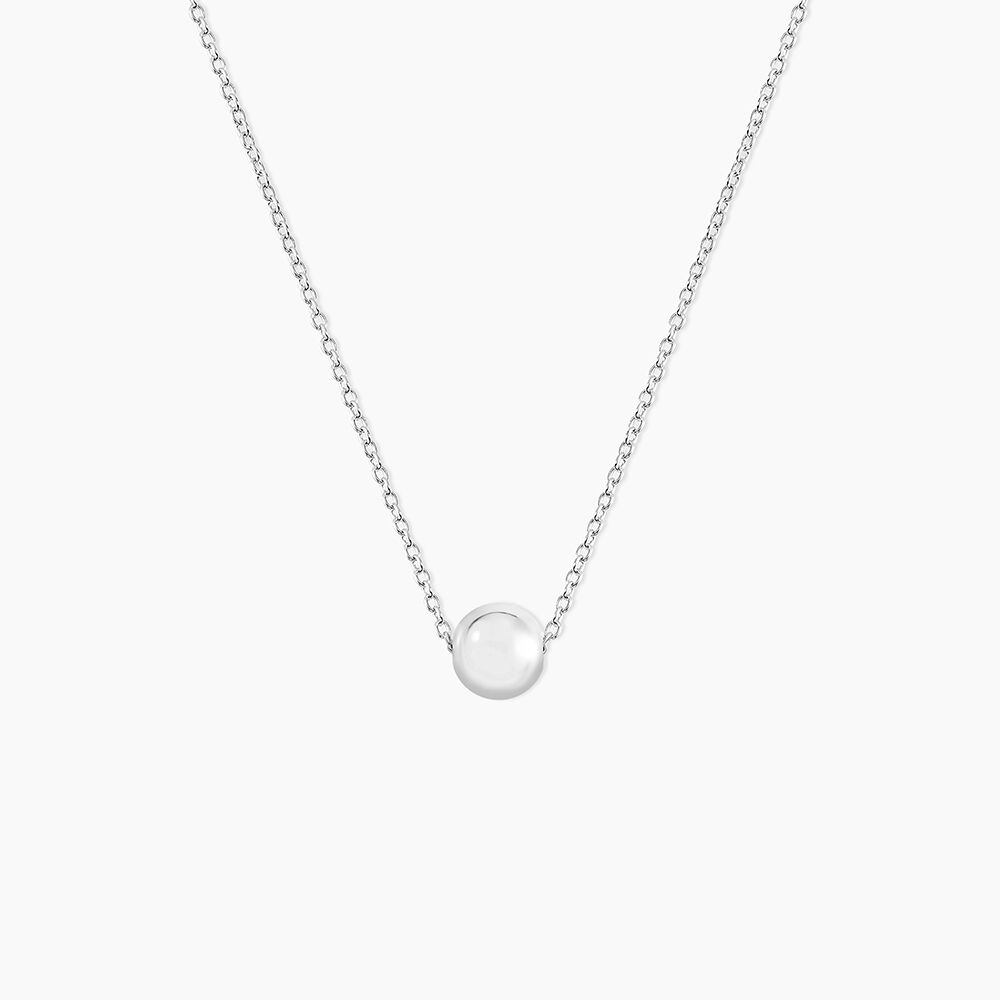 Collier Nassiera Argent Blanc - Colliers Femme | Marc Orian