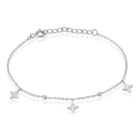 Bracelet Pricille Argent Blanc Oxyde De Zirconium - Bracelets chaînes Femme | Marc Orian