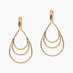 Boucles D'oreilles Pendantes Jenyfer Plaqu&eacute; Or Jaune - Pendantes Femme | Marc Orian