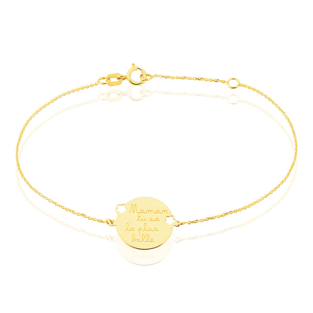 Bracelet Or Jaune - Bracelets Medailles Femme | Marc Orian