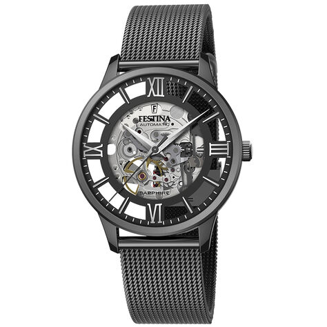 Montre Festina Skeleton Automatic Blanc - Montres automatique Homme | Marc Orian