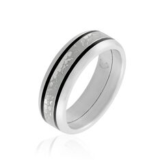 Bague Mollie Acier Blanc - Bague fantaisie Homme | Marc Orian