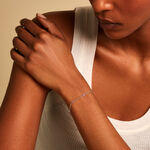 Bracelet Thesee Argent Blanc Oxyde De Zirconium - Bracelets fantaisie Femme | Marc Orian