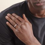Alliance Devon Argent Blanc - Alliances duo Homme | Marc Orian
