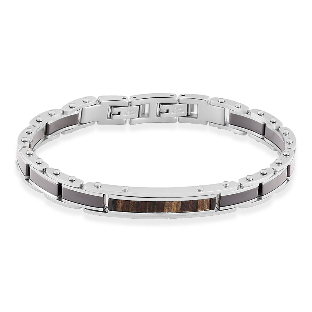 Bracelet Nuku Acier Blanc - Bracelets mailles Homme | Marc Orian