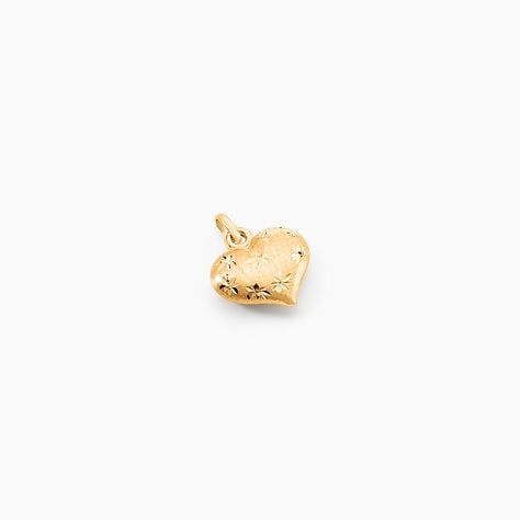 Pendentif Eudocie Coeur Mat Et Brillant Or Jaune - Pendentifs Femme | Marc Orian