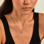 Collier Enorig Argent Blanc Oxyde De Zirconium - Colliers avec pierres Femme | Marc Orian