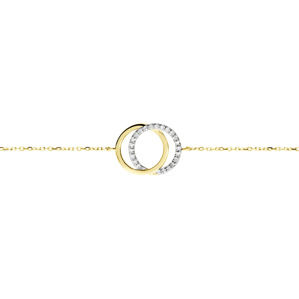 Bracelet Or Jaune Tresha Diamants - Bracelets chaînes Femme | Marc Orian